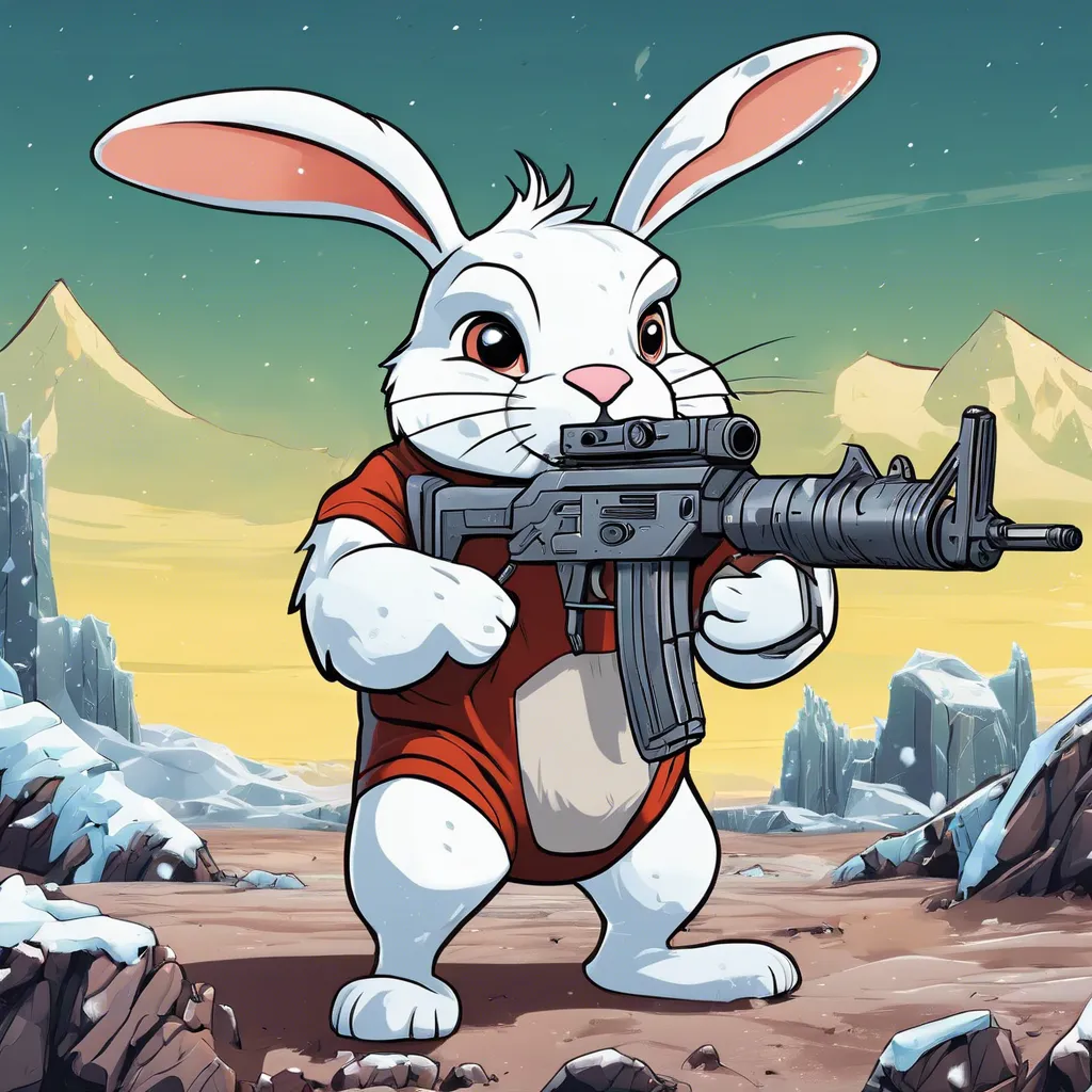 ai nft image of bunny 4