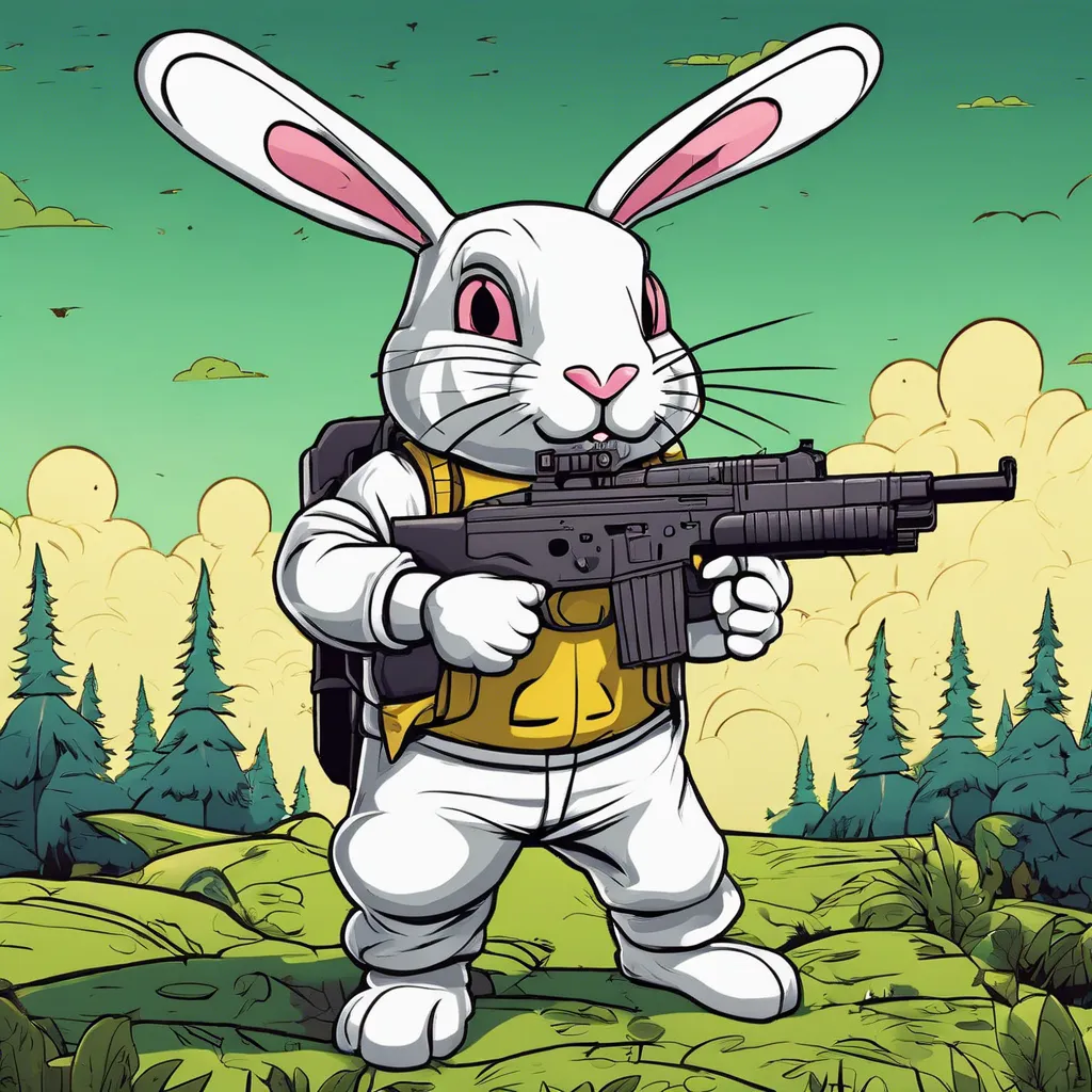 ai nft image of bunny 6