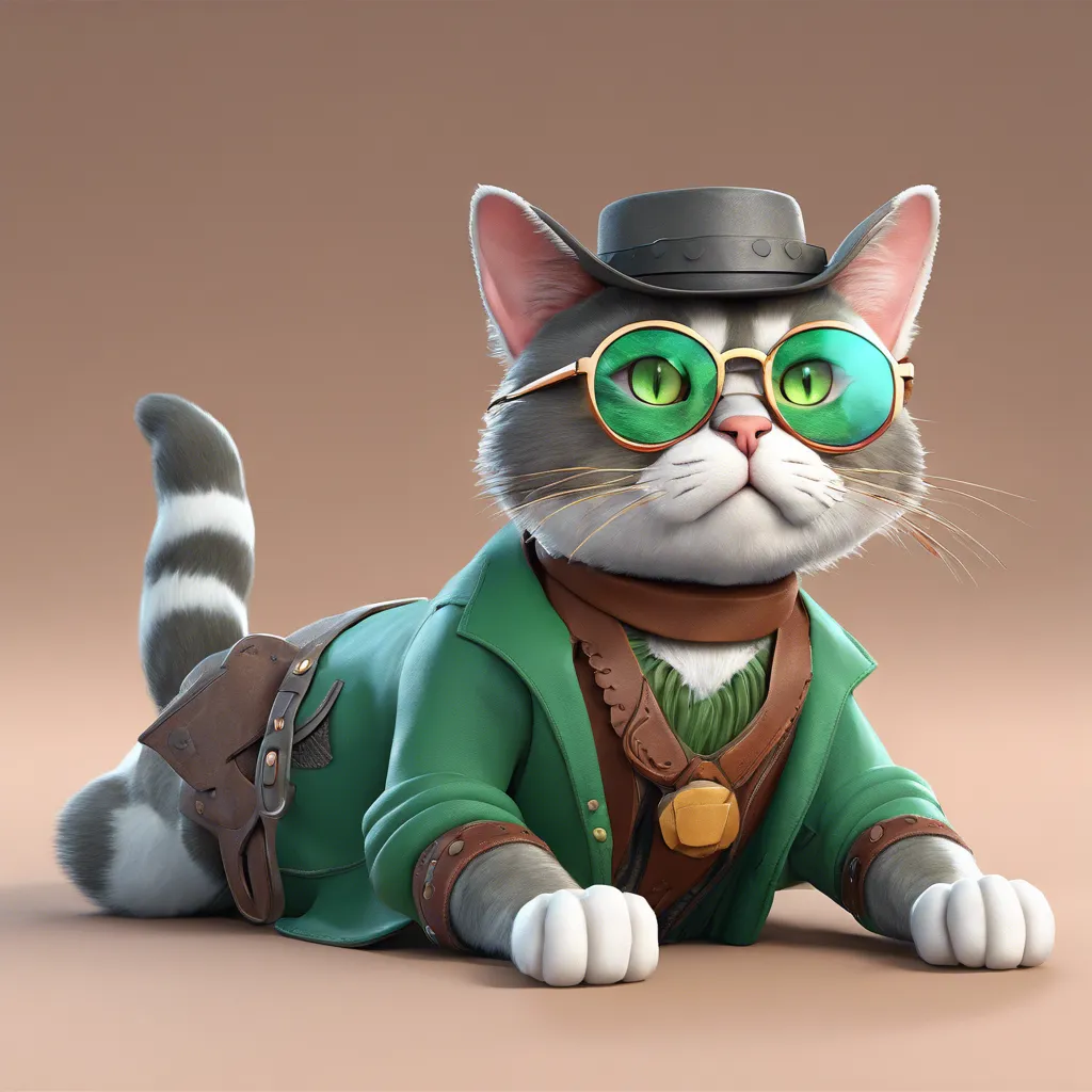 ai nft image of cat 10