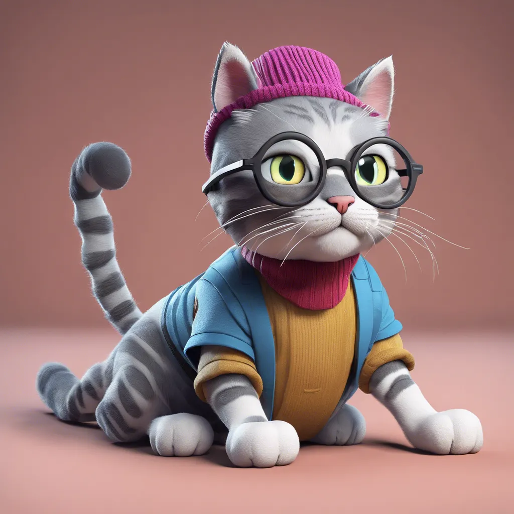 ai nft image of cat 5