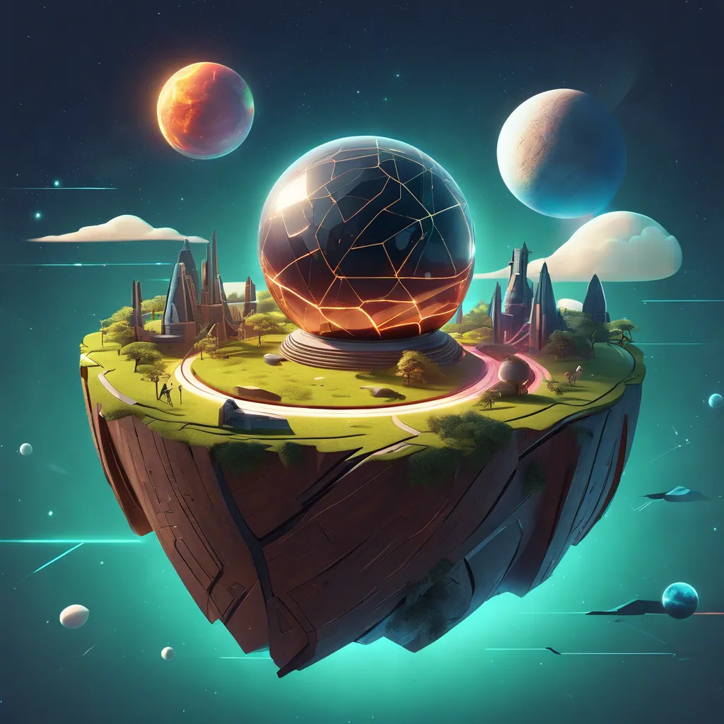 ai nft image of 3d world 1