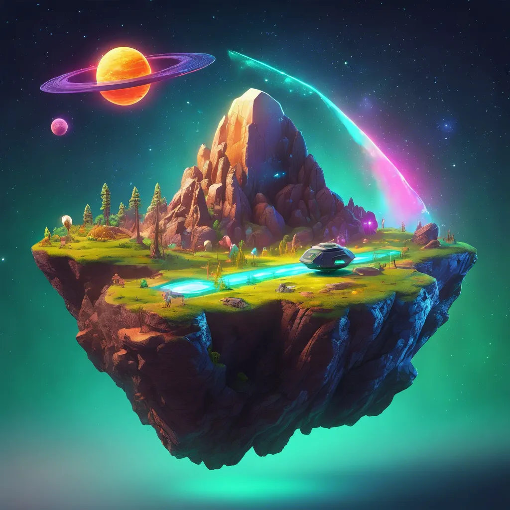 ai nft image of 3d world 3